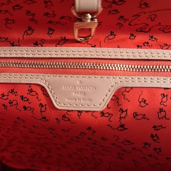 NEW NEVER USED Louis Vuitton Grace Coddington Catogram Neverfull MM 😸  💎 - Picture 4 of 14